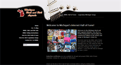 Desktop Screenshot of michiganrockandrolllegends.com